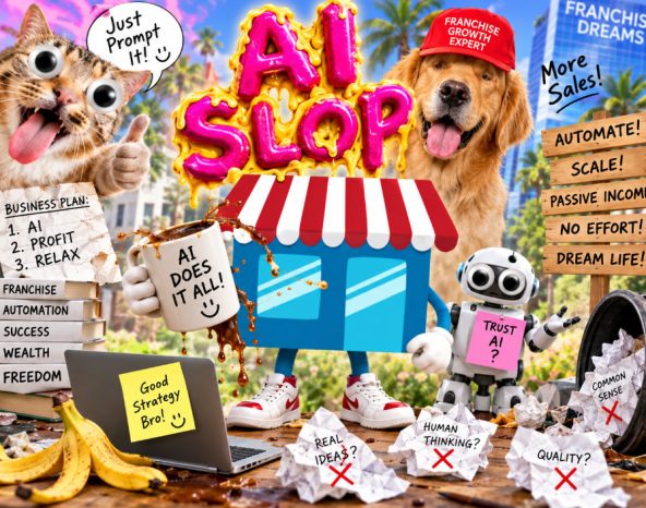 AI slop franchise AI habits productivity franchise owners